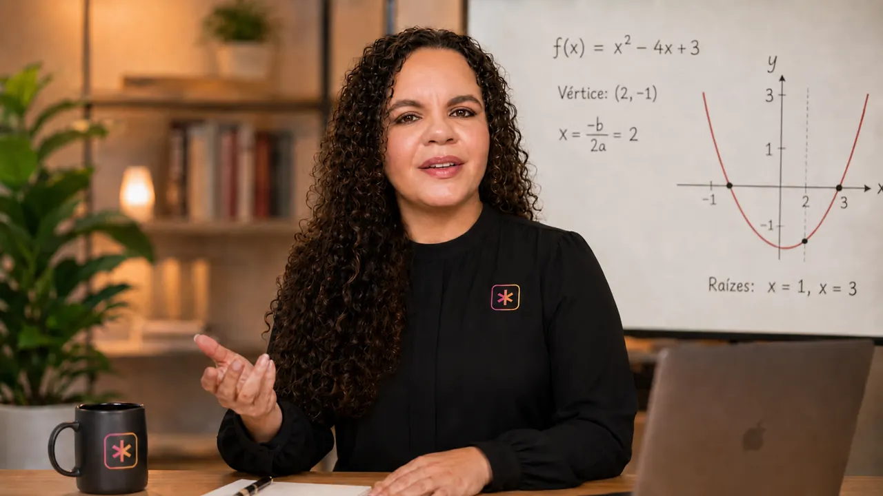 Professora do Multiplika em aula de matemática